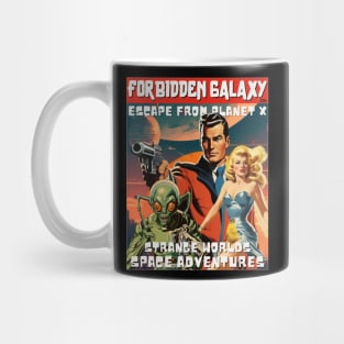 Planet X vintage comic book cover Mug